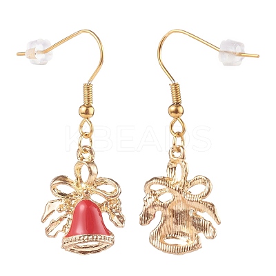 Alloy Enamel Dangle Earrings EJEW-JE04524-1