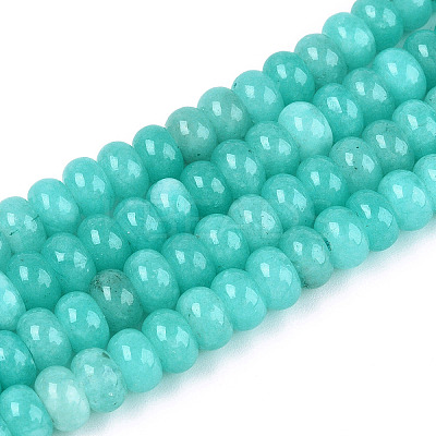 Dyed Natural White Jade Beads Strands G-T139-59A-10-1