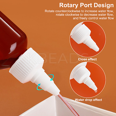 48pcs 4 style Plastic Twist Bottle Cap FIND-BC0004-01-1