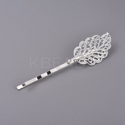 Hair Accessories Iron Hair Bobby Pin Findings IFIN-L035-02S-1