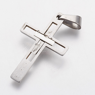 316 Surgical Stainless Steel Pendants STAS-J021-15P-1