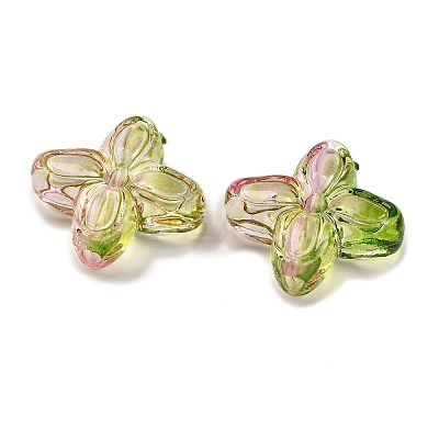794Pcs Two Tone Transparent Acrylic Beads LS-MACR-K359-24B-1
