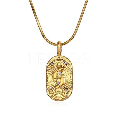 Constellations Cubic Zirconia Pendant Necklace PW-WG56929-02-1