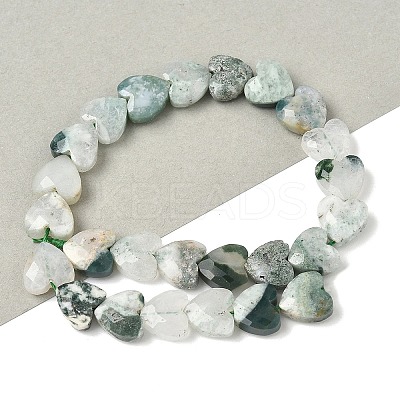 Natural Tree Agate Beads Strands G-D316-B07-1