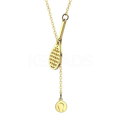 Simple and Stylish 304 Stainless Steel Lariat Necklaces WC5409-8-1