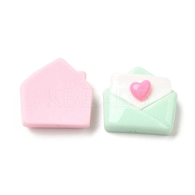 Cartoon Opaque Resin Cabochons RESI-C039-02E-1
