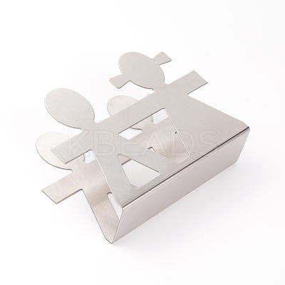 304 Stainless Steel Napkin Holder LS-DJEW-WH0033-51-1