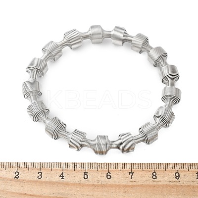 304 Stainless Steel Stretch Bangles for Women LS-BJEW-P315-02H-P-1