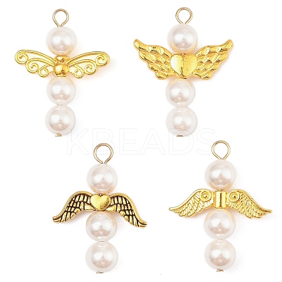Shell Pearl Pendants PALLOY-JF02943-1