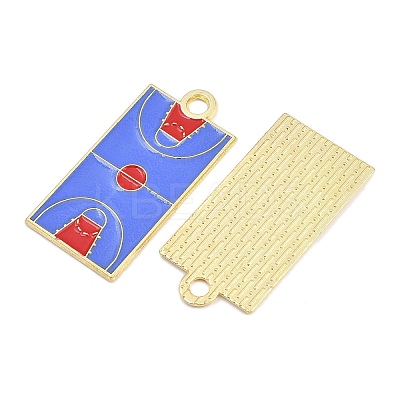 Alloy Enamel Pendants FIND-I065-01G-G-1