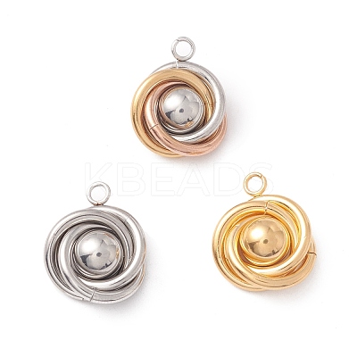 Non-Tarnish 304 Stainless Steel Pendants STAS-A059-04P-1