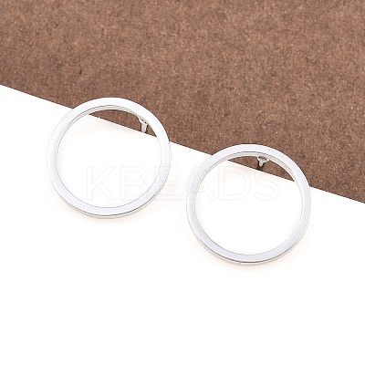 316 Stainless Steel Stud Earrings EJEW-D339-05P-1
