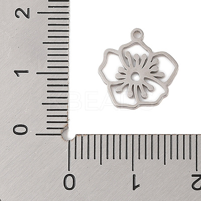 Non-Tarnish 304 Stainless Steel Pendants STAS-S139-06P-12-1