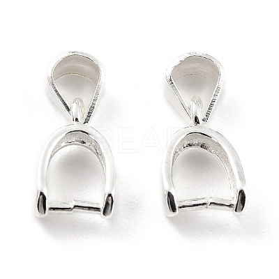 925 Sterling Silver Ice Pick Pinch Bails STER-Z001-121S-02-1