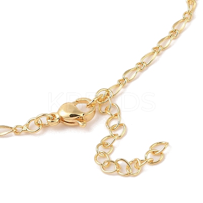 Brass Micro Pave Clear Cubic Zirconia Bowknot Pendant Necklaces for Women NJEW-S432-02G-02-1