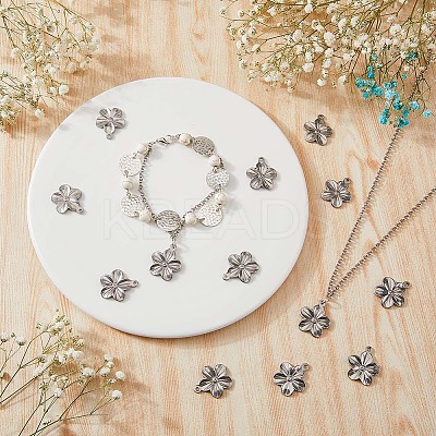 304 Stainless Steel Pendants STAS-DC0011-78-1