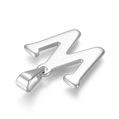 Non-Tarnish 304 Stainless Steel Pendants STAS-F106-95P-W-01-1