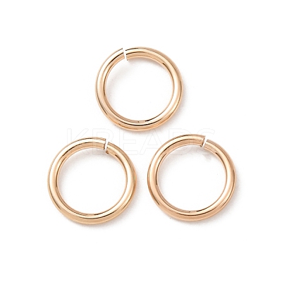 1/20 14K Gold Filled Open Jump Rings KK-G164-06G-01-1