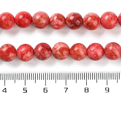 Natural Turquoise Dyed Beads Strands TURQ-U001-02C-1