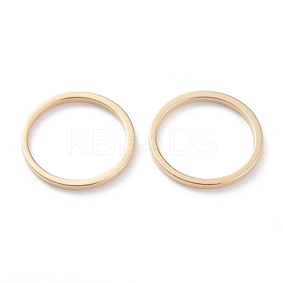 Brass Linking Rings KK-Y003-03F-G-1