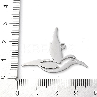 Non-Tarnish 304 Stainless Steel Pendants STAS-R116-02P-1