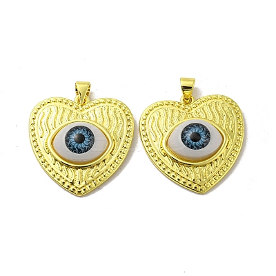 Golden Brass Pendants KK-L209-001G-03-1