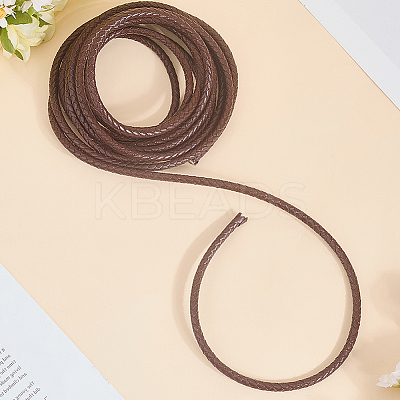 Braided Leather Cord with Core WL-CL0001-01D-1