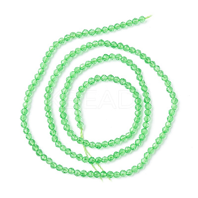 Transparent Glass Beads Strands GLAA-C019-01A-27-1