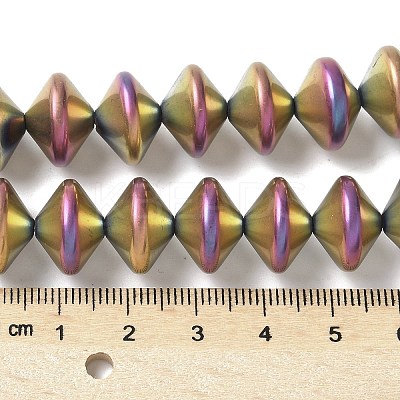 Electroplate Glass Beads Strands EGLA-G038-01A-FP01-1