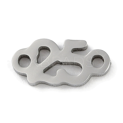 Non-Tarnish 304 Stainless Steel Connector Charms STAS-L279-018P-1