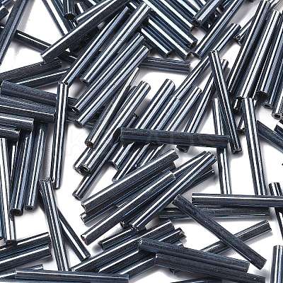 Glass Bugle Beads SEED-R028-2x20-A01-1