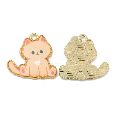 Alloy Enamel Pendants FIND-C037-20G-02-1