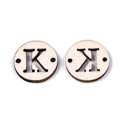 Unfinished Natural Poplar Wood Links Connectors WOOD-S045-140A-01K-1