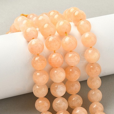 Dyed Natural Malaysia Jade Beads Strands G-G021-02C-11-1