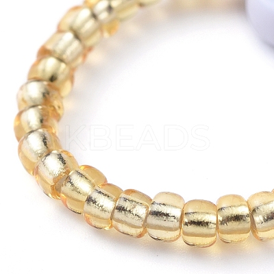 Glass Seed Beads Stretch Finger Rings RJEW-JR00304-M-1