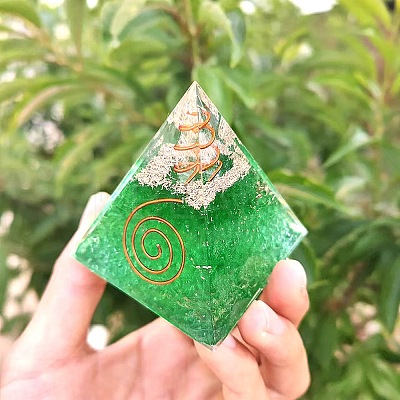Orgonite Pyramid Resin Energy Generators PW-WG16D48-01-1
