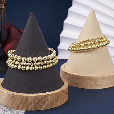 6Pcs 6 Style Synthetic Hematite Round Beaded Stretch Bracelets Set BJEW-SW0001-01-1