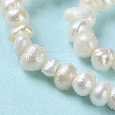 Natural Keshi Pearl Beads Strands PEAR-E018-64-1