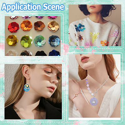 80G 8 Colors Ornament Accessories PVC-SC0001-06-1