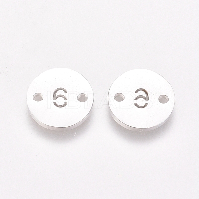 Tarnish Resistant Numbers 304 Stainless Steel Links STAS-M274-035P-6-1