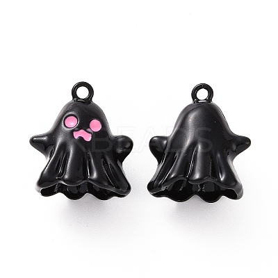 Spray Painted Alloy Enamel Pendants FIND-I037-42-1