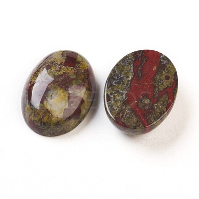 Natural Dragon Blood Stone Cabochons G-G769-04C-1
