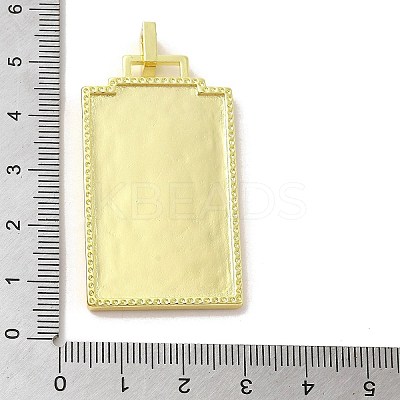 Brass Micro Pave Cubic Zirconia Pendant with Enamel KK-H458-02G-K01-1