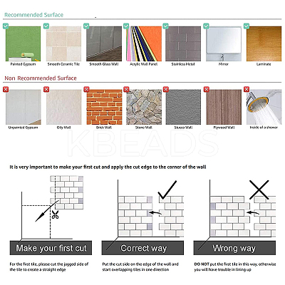 PET Self-Adhesive Mark Crystal Pattern Paper DIY-WH0223-11B-1