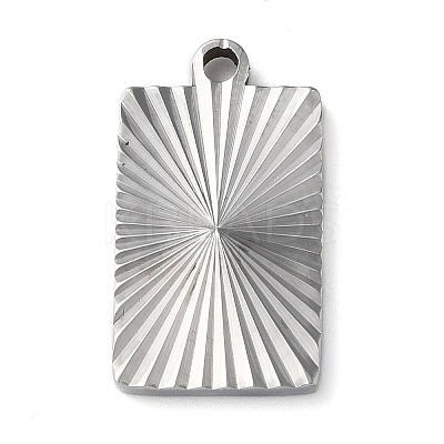 Non-Tarnish 304 Stainless Steel Pendants STAS-D025-06P-02-1