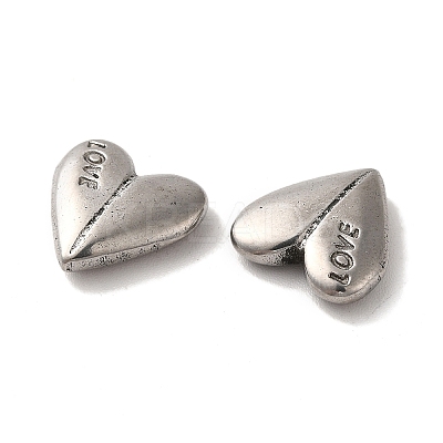 Tarnish Resistant Valentine's Day 304 Stainless Steel Pendants STAS-E193-12P-1