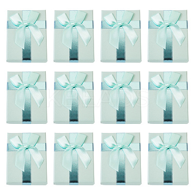 Rectangle Paper Jewelry Gift Boxes with Bowknot LS-CON-TAC0010-89A-1