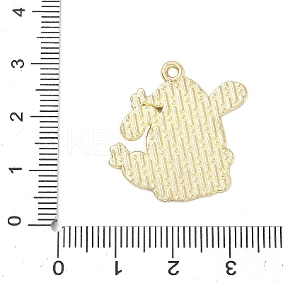 Easter Alloy Enamel Pendants ENAM-I082-02G-01-1