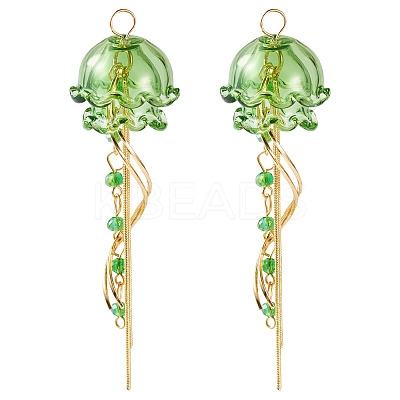 Glass Big Pendants EJEW-TAC00013-1