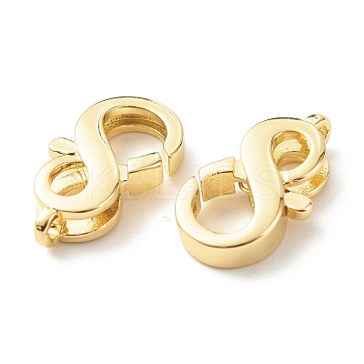 Eco-Friendly Brass Lobster Claw Clasps KK-G405-07G-RS-1